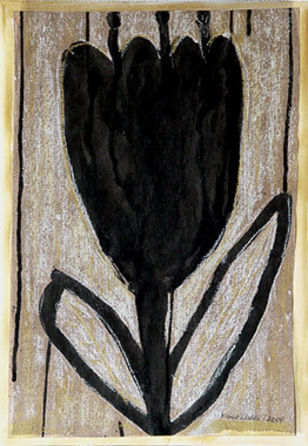 Schwarze Blume