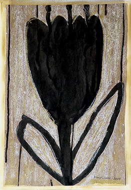 Schwarze Blume