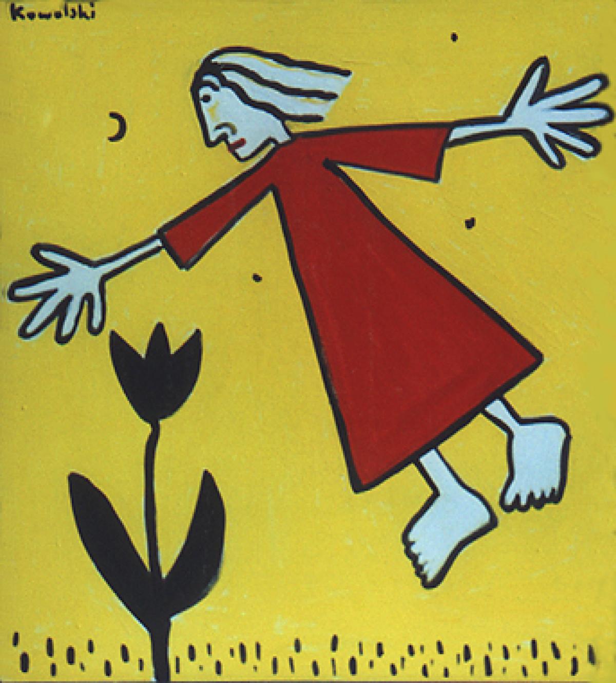 Der Engel und die schwarze Blume