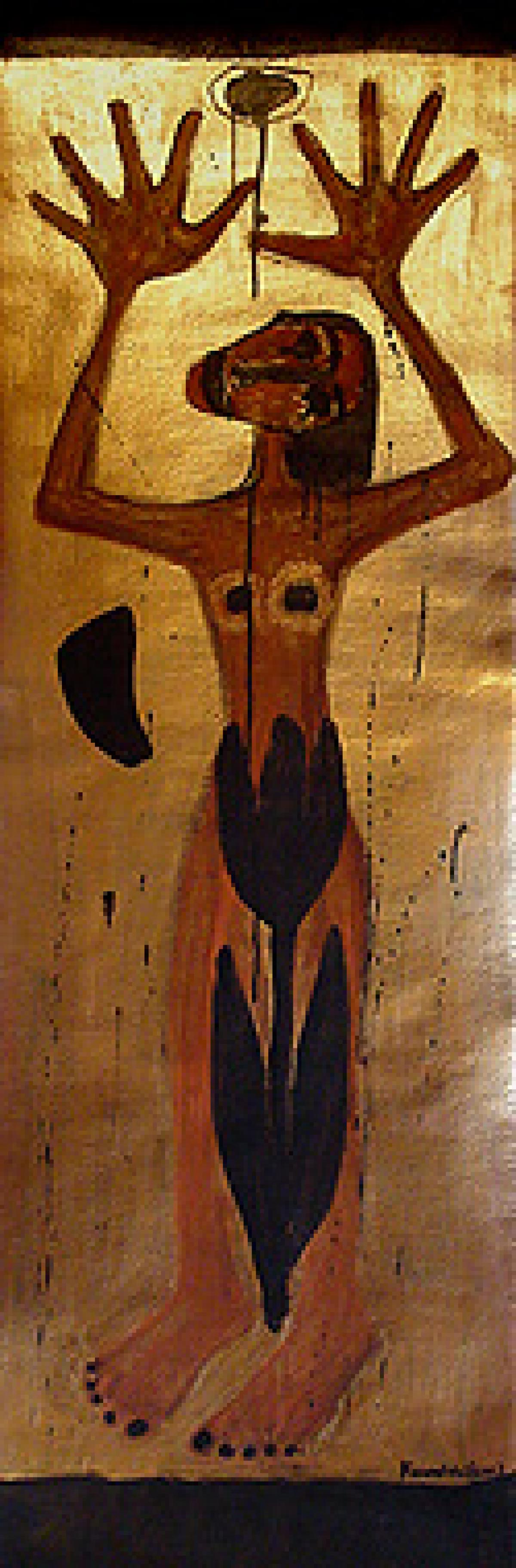 Schwarze Blume II (für Adelheid Müther)